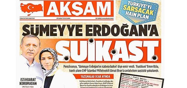 Prosecutors who exposed fabricated Sümeyye Erdoğan murder plot relocated-Today’s Zaman